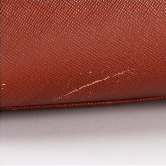 Vintage Prada Handbag in Brown Saffiano Leather - Picture 13 of 17